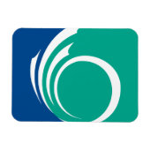 Flexible photo magnet with flag of Ottawa, Canada (Horizontal)