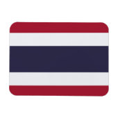 Flexible photo magnet with flag of Thailand (Horizontal)