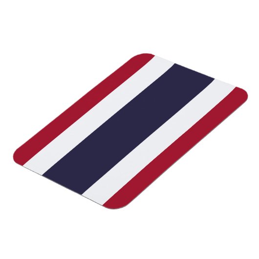 Flexible photo magnet with flag of Thailand (Côté Gauche)