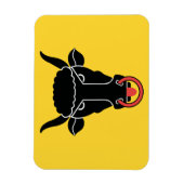 Flexible photo magnet with flag of Uri Canton (Vertical)