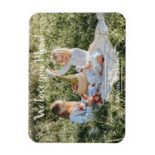 Flexible Photo moderne Nous t'aimons Maman Magnet (Vertical)