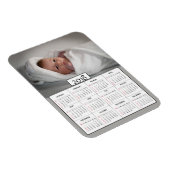 Flexible Photo personnalisée Magnet Calendrier 2018 (Côté Droit)