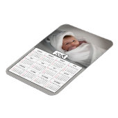 Flexible Photo personnalisée Magnet Calendrier 2018 (Côté Gauche)