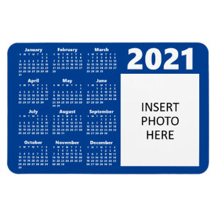 Flexible Photo personnalisée Magnet Calendrier 2021