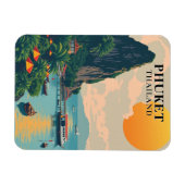 Flexible Phuket Thailand Beach Travel Souvenir Magnet (Horizontal)