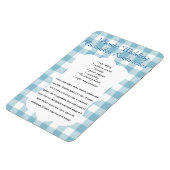 Flexible Picnic Cucumber Sandwich Recipe Magnet (Côté Gauche)