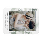Flexible Pin d'hiver | Magnet photo de vacances (Horizontal)