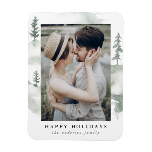 Flexible Pin d'hiver Magnet photo de vacances
