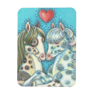 Flexible Pinto Pony Passion HORSE MAGNET *Personnaliser