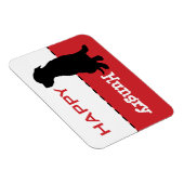 Flexible Pit Bull Feed the Dog Magnet Sign (Côté Droit)