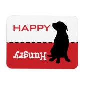 Flexible Pit Bull Feed the Dog Magnet Sign (Horizontal)