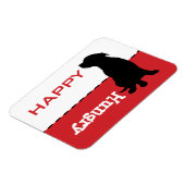 Flexible Pit Bull Feed the Dog Magnet Sign (Côté Gauche)