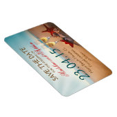 Flexible plage de soleil Magnet Réservez la date (Côté Droit)