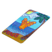 Flexible Plage Joie et Paix Angel Art Rectangle Magnet (Côté Gauche)
