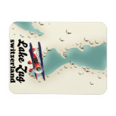 Flexible Plan du lac de Staz Suisse Magnet (Horizontal)