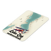 Flexible Plan du lac de Staz Suisse Magnet (Côté Gauche)