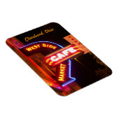 Flexible Plaque café Neon Marché Flexi Magnet (Côté Droit)