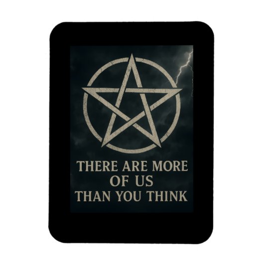 Flexible Plus d'entre nous Wicca Magnet (Vertical)