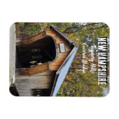 Flexible Pont couvert de tannerie d'automne NH Magnet (Horizontal)