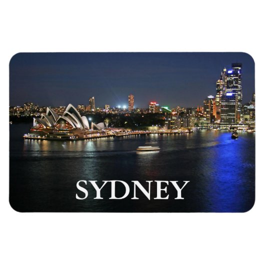 Flexible Port de Sydney au Circular Quay Magnet (Horizontal)
