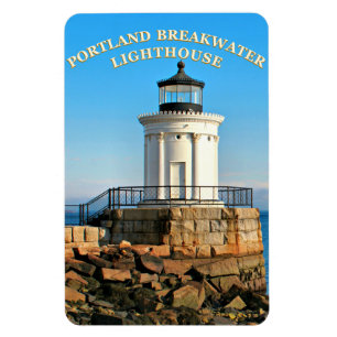 Flexible Portland Breakwater Lighthouse, Maine Magnet photo