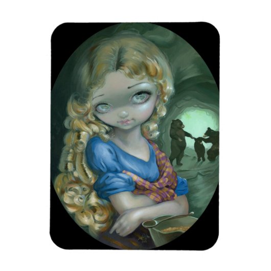 Flexible "Portrait de Goldilocks" Flex Magnet (Vertical)