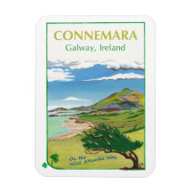 Poster de voyage Connemara Frigo Magnet