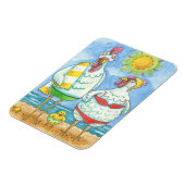 Flexible POULET DE MER, MAGNET DE DESSIN AMUSANT Rect. (Côté Gauche)