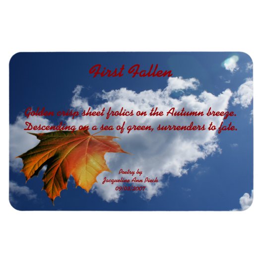 Flexible Premier déchiré Magnet d'automne (Horizontal)