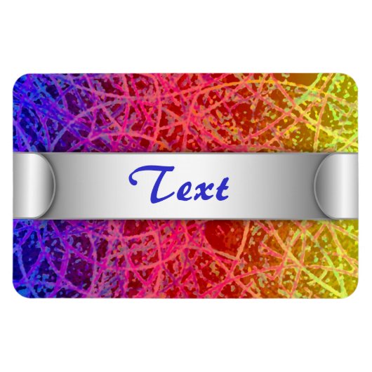 Flexible Premium Flexi Magnet Informel Art Abstrait (Horizontal)