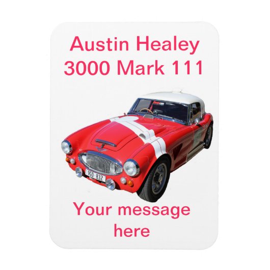 Flexible PREMIUM MAGNET - Austin Healey 3000 Mark 111 (Vertical)