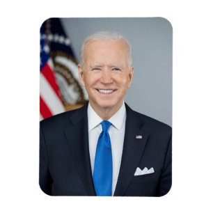 Flexible Président Joe Biden Maison Blanche Portrait Magnet