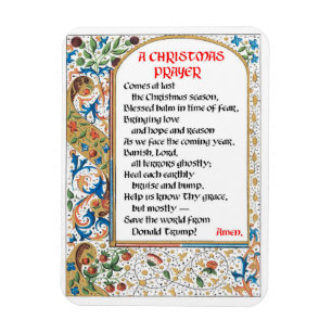Flexible Prière de Noël (Donald Trump) Magnet #1