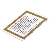 Flexible Prière de Noël (Donald Trump) Magnet #2 (Côté Gauche)