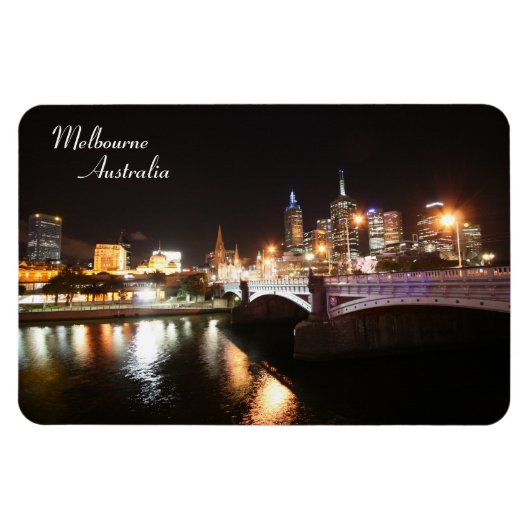 Flexible Princes Bridge Melbourne Australie - Magnet (Horizontal)