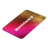 Flexible Propre nom Nuances de rose et d'or Magnet Premium (Côté Gauche)