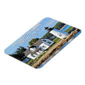 Flexible Prospect Harbour Lighthouse, Maine Photo Magnet (Côté Gauche)