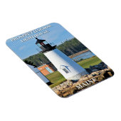 Flexible Prospect Harbour Lighthouse, Maine Photo Magnet (Côté Droit)