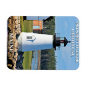 Flexible Prospect Harbour Lighthouse, Maine Photo Magnet (Horizontal)