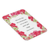 Flexible Psaume 118:24 Rouge Rose Magnet (Côté Droit)