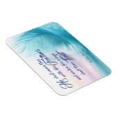 Flexible Psaume 91:4 King James Magnet (Côté Droit)