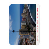 Flexible Puerto de la Cruz, Tenerife fridge magnet (Vertical)