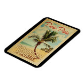 Flexible Puerto Plata Magnet Palm Tree Vintage voyage (Côté Gauche)