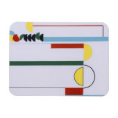 Flexible Pulley Abstract Magnet – Colorful Design (Horizontal)