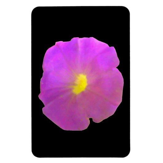 Flexible Purple Petunia Premium Magnet (Vertical)