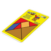 Flexible Puzzle Tangram Magnet - 12 tambours tambour (Côté Gauche)