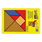 Flexible Puzzle Tangram Magnet - 12 tambours tambour (Horizontal)