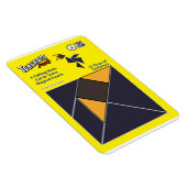 Flexible Puzzle Tangram Magnet - 4 appels d'oiseaux (Côté Droit)