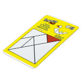 Flexible Puzzle Tangram Magnet - 7 Cygnes Baignade en A (Côté Gauche)