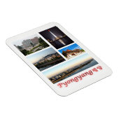 Flexible Pyongyang - Corée du Nord - Mosaïque - Magnet (Côté Droit)